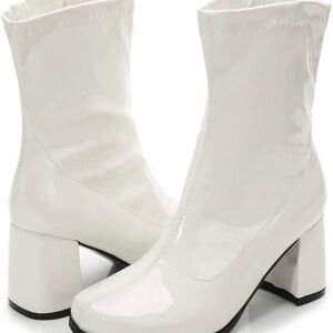 Elegant White Women's Boots